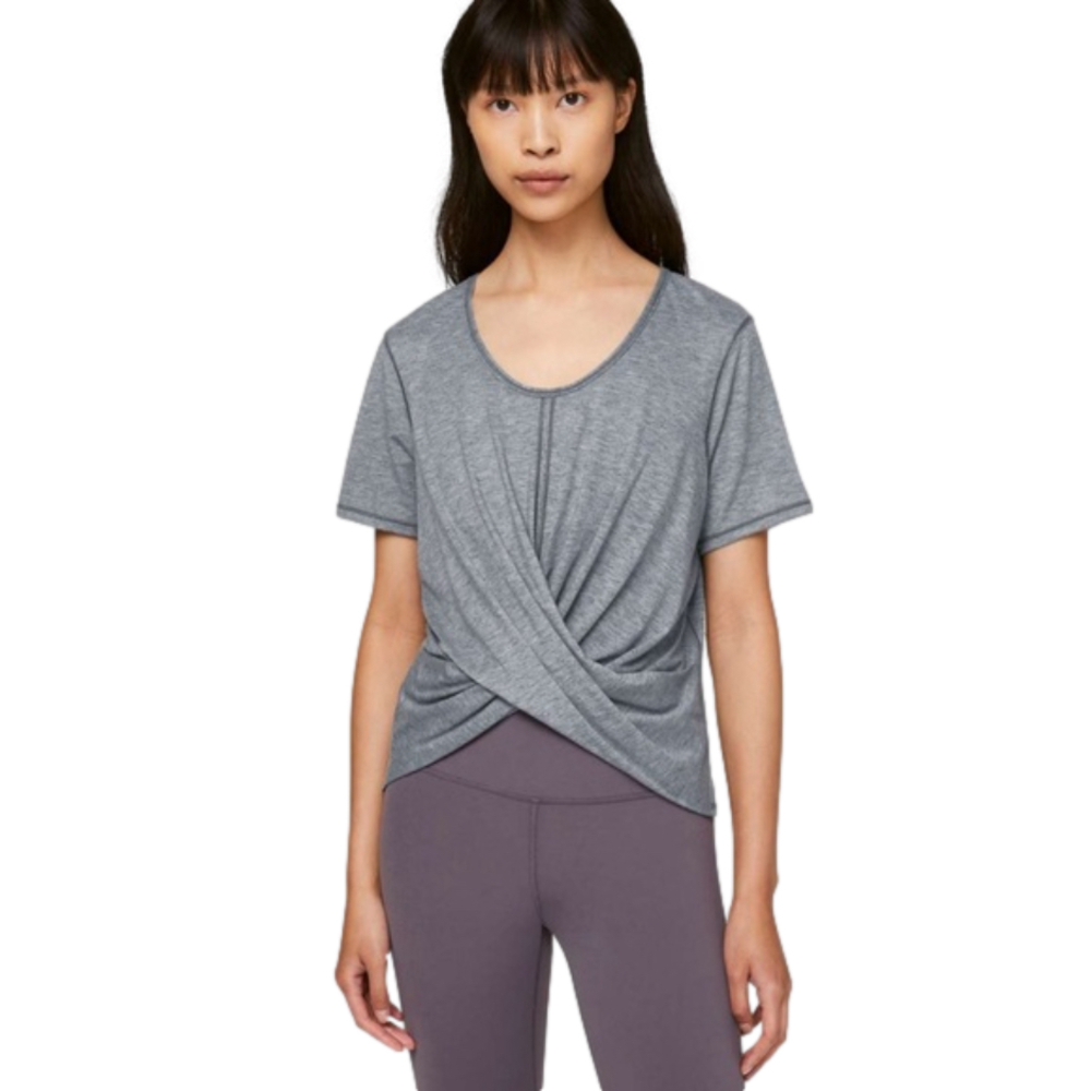 Lululemon Athletica Gray Short Sleeve Tee